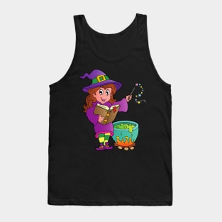 Fuuny A Discovery Of Witches, Witch Witch Wand and book Tank Top